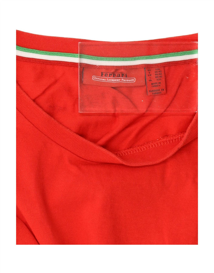 FERRARI Womens Vest Top UK 20 2XL Red