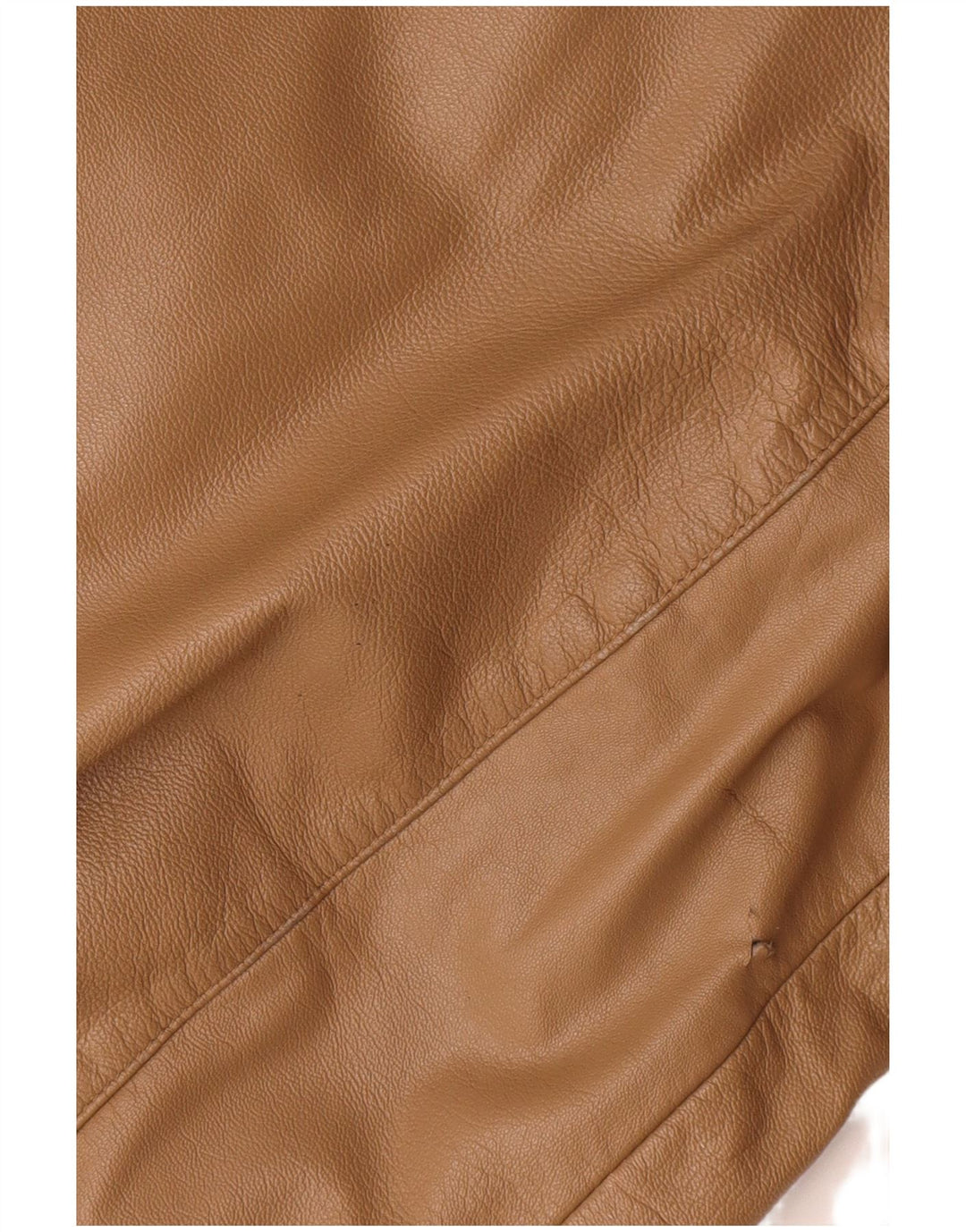 Vintage Ανδρικό Δερμάτινο Μπουφάν IT 54 XL Beige Colourblock Leather