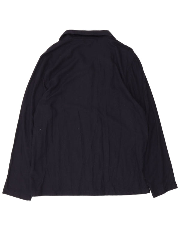 Ανδρικό πουκάμισο Tommy Hilfiger Large Navy Blue Check Viscose