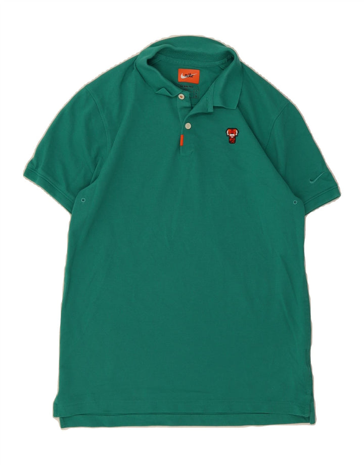 NIKE Mens Dri Fit Polo Shirt Small Green Cotton Vintage Nike and Second-Hand Nike from Messina Hembry 
