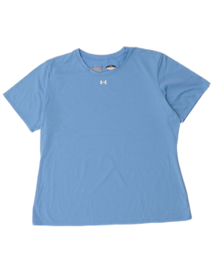 Γυναικείο μπλουζάκι UNDER Armour Top UK 18 XL Blue Polyester