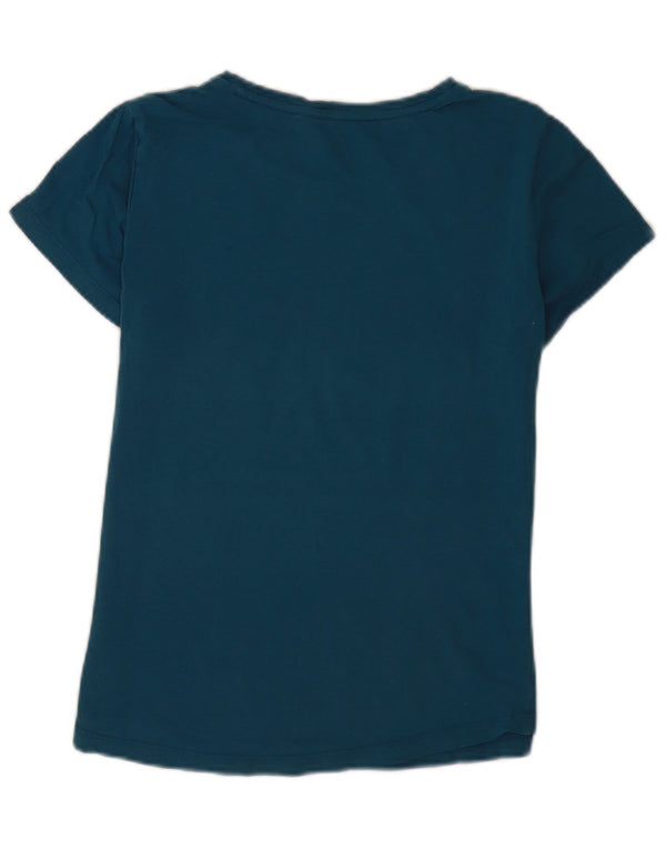 Γυναικείο γραφικό μπλουζάκι Puma Top UK 12 Medium Blue