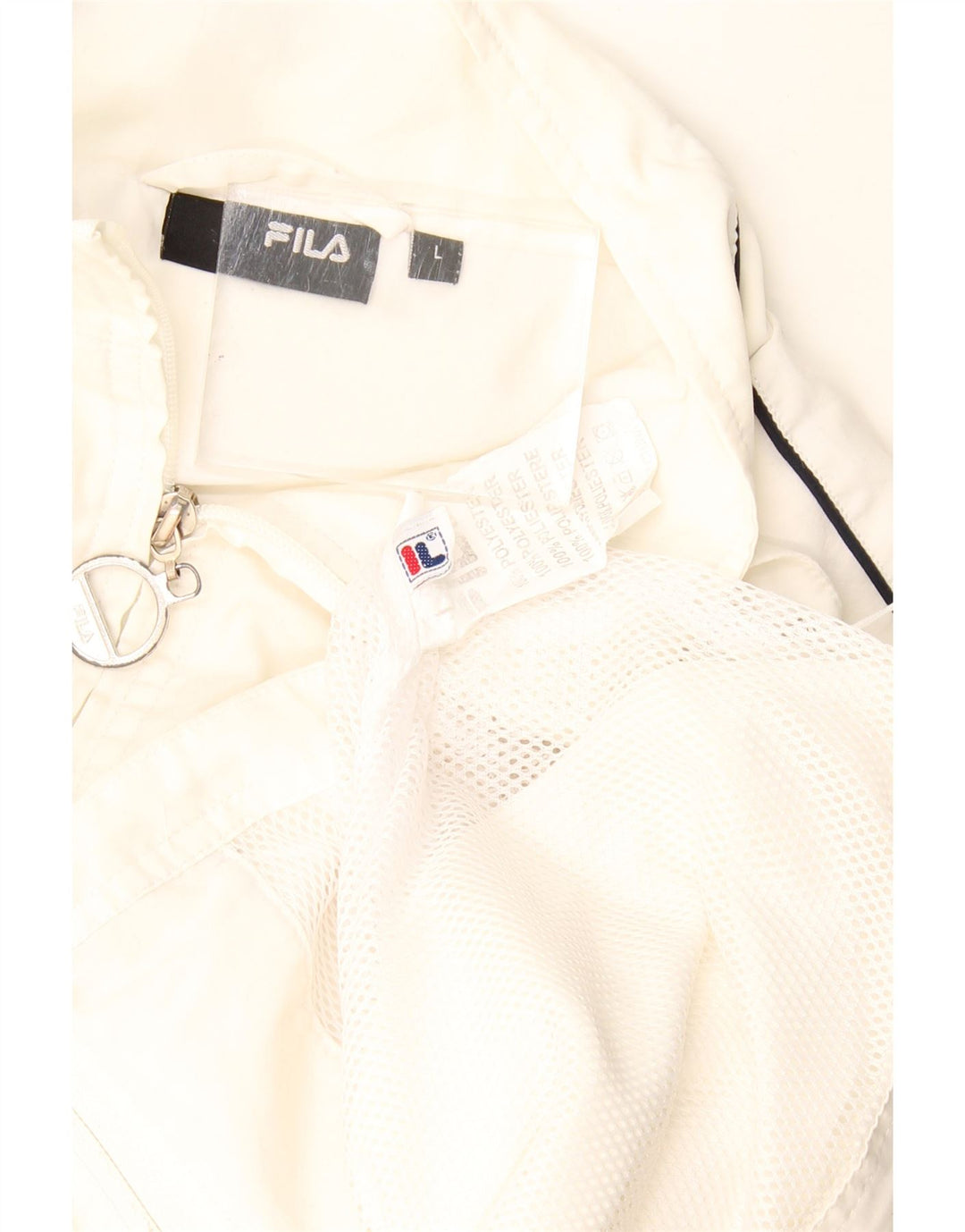 Fila Γυναικεία αθλητική φόρμα Top Jacket UK 16 Large White Polyester