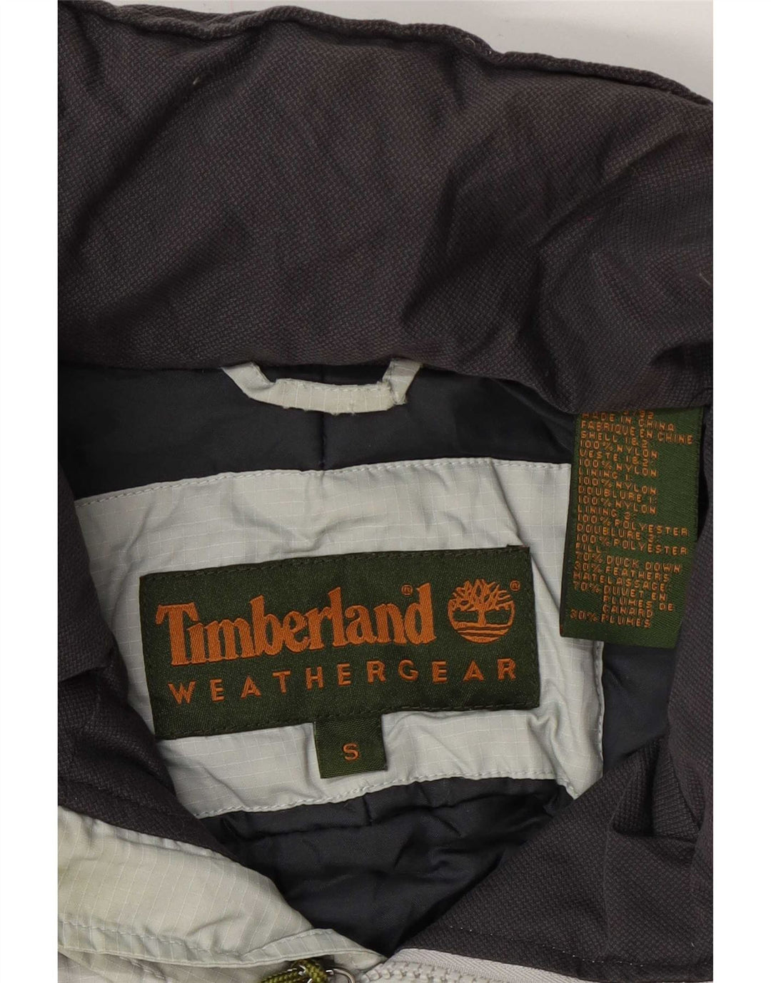 Ανδρικό μπουφάν Timberland UK 36 Small Grey Colourblock Nylon