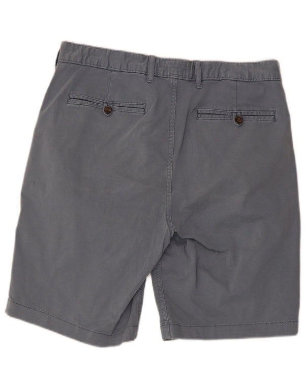 White Stuff Mens Chino Shorts W34 Large Grey Cotton