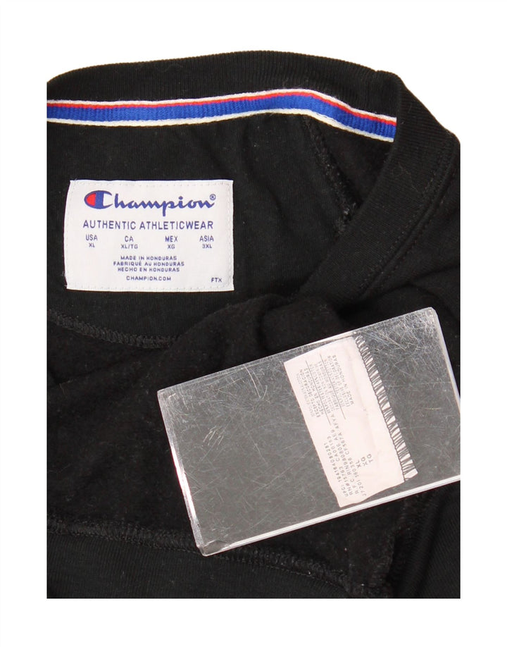 CHAMPION Γυναικείο Γραφικό Φούτερ Jumper UK 18 XL Μαύρο Πολυεστέρας