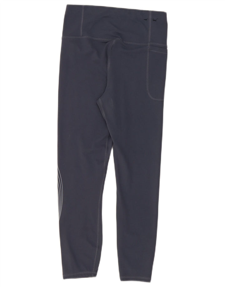Under Armour Γυναικεία γραφικά Crop κολάν UK 12 Medium Blue Polyester