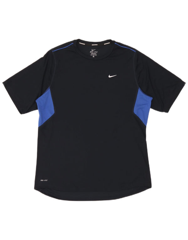 Ανδρικό μπλουζάκι Nike με μπλουζάκι Dri Fit, μεγάλο μπλε ναυτικό χρώμα