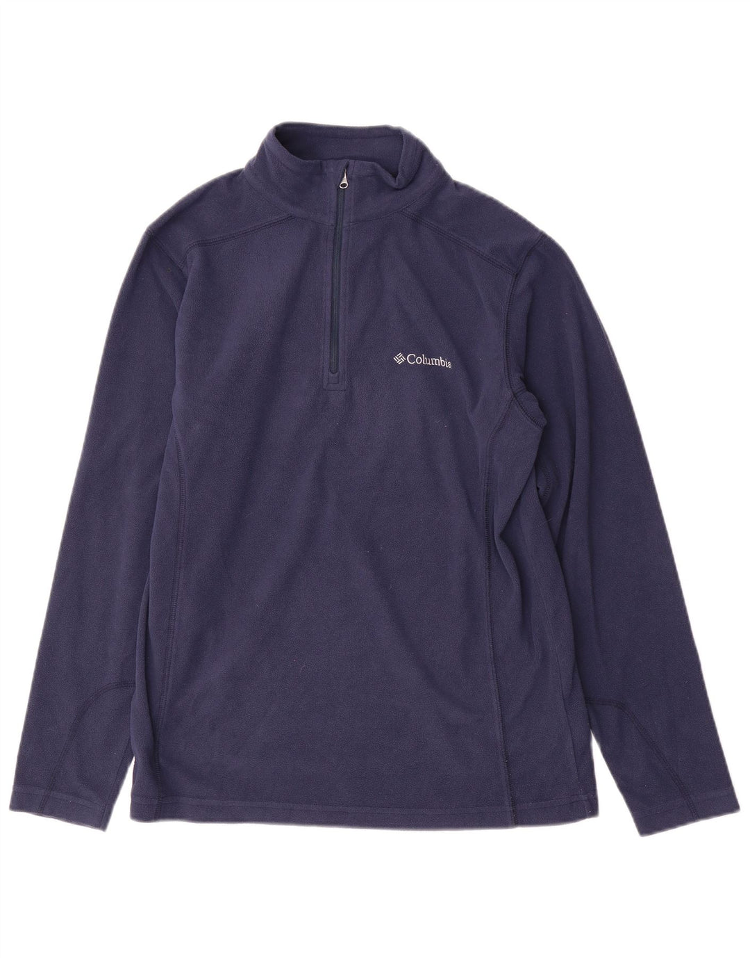 Columbia Ανδρικό φερμουάρ με λαιμόκοψη Fleece Jumper Μικρό Navy Blue Polyester