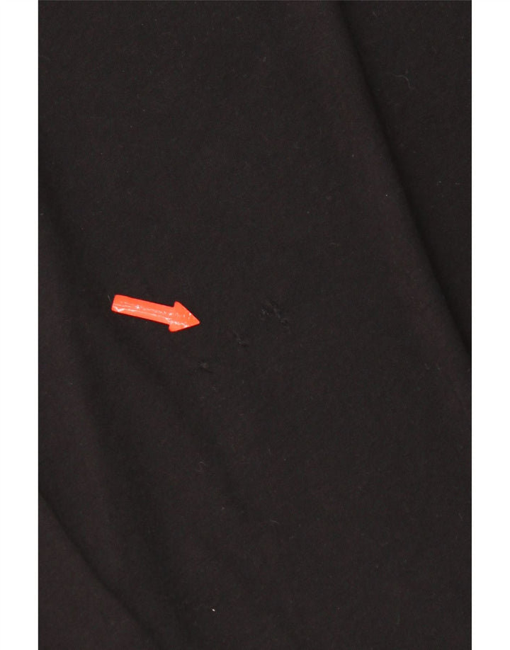 Γυναικείο γραφικό γιλέκο Benetton τοπ UK 14 Medium Black Butterfly