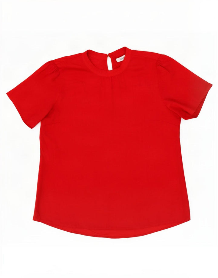 Γυναικεία μπλούζα Oasis Top UK 14 Large Red Polyester