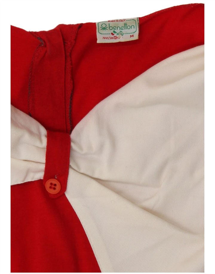 Γυναικεία μπλούζα Benetton Top UK 14 Medium Red Colourblock