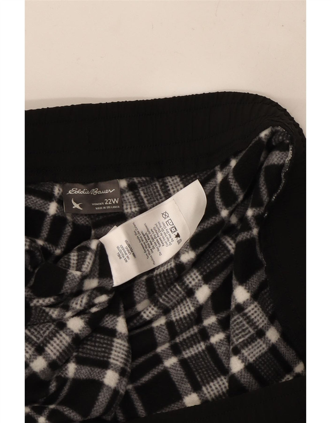 EDDIE BAUER Γυναικεία φόρμα Cargo Παντελόνι US 22 3XL Μαύρο Πολυεστέρα