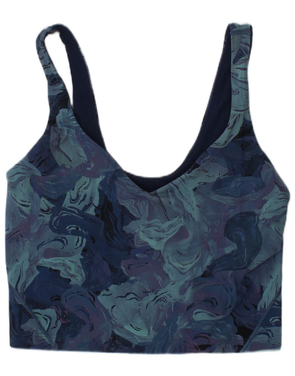 Γυναικείο Αθλητικό Σουτιέν Lululemon Top US 6 Medium Blue Floral