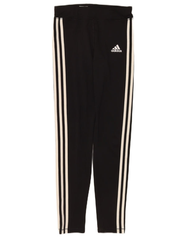 Adidas Girls Climalite κολάν 13-14 ετών Μεγάλο μαύρο πολυεστέρα