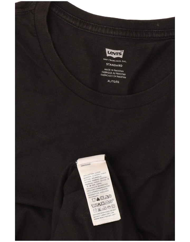 Ανδρικό T-Shirt Levi's Standard Top XL Μαύρο βαμβακερό