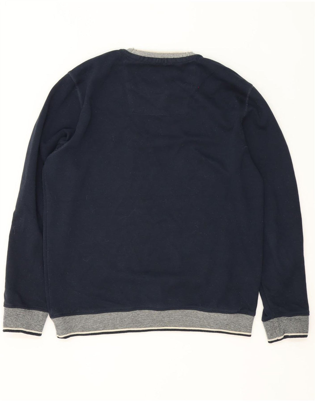 Crew Clothing Ανδρικό φούτερ Jumper Large Navy Blue Colourblock Polyester