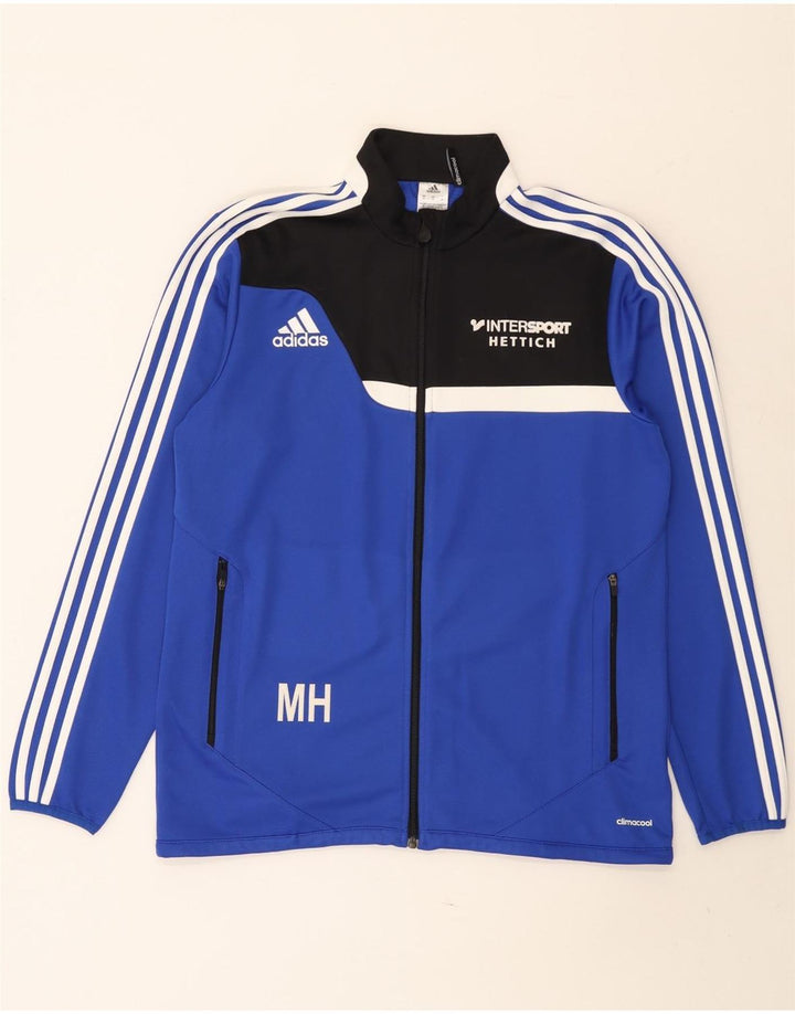 Ανδρική φόρμα γυμναστικής Adidas Climacool γραφικό Μπουφάν μεσαίου μπλε χρώματος