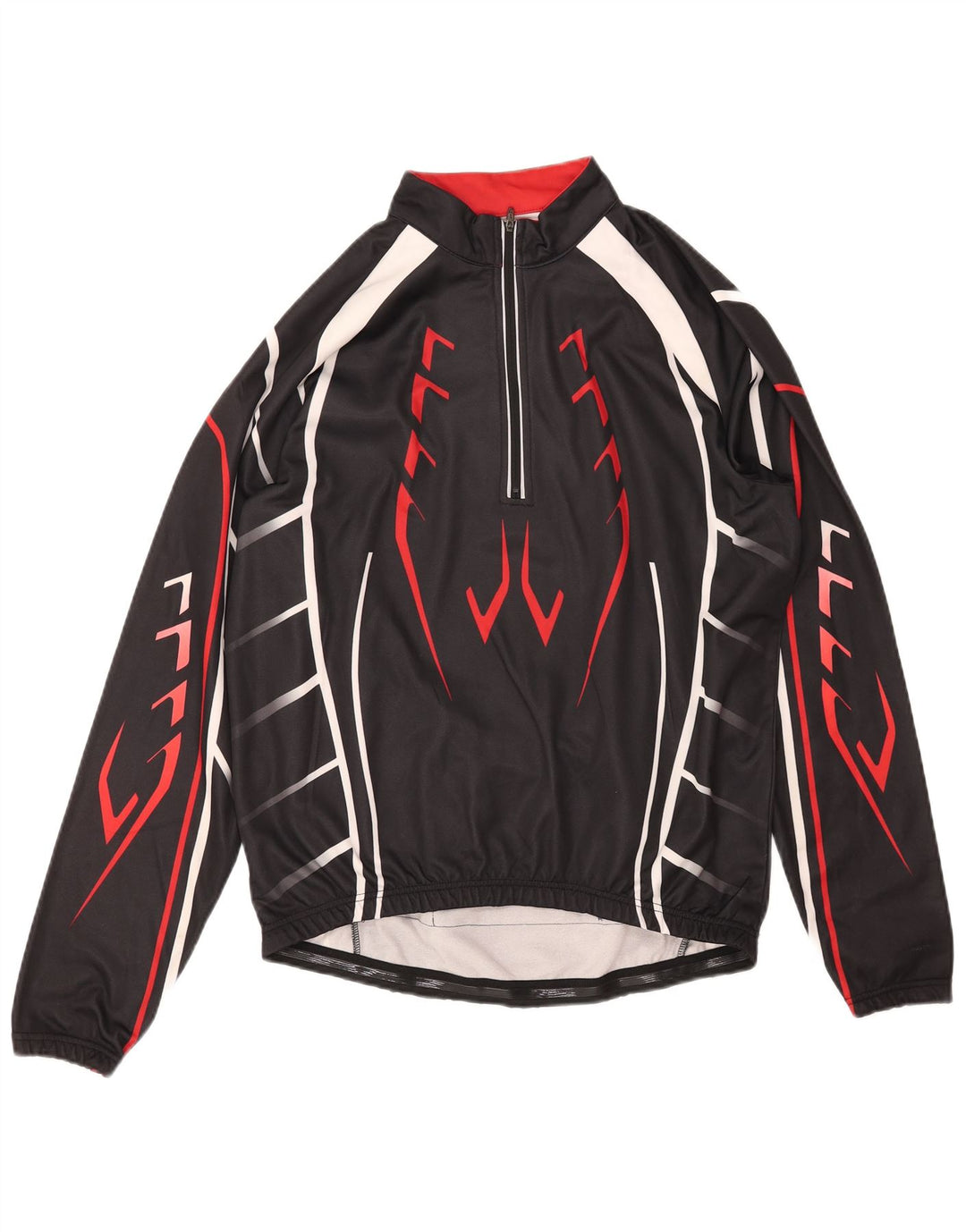 Ανδρική φόρμα πουλόβερ με φερμουάρ CRANE Top IT 52 Μεγάλο μαύρο γεωμετρικό