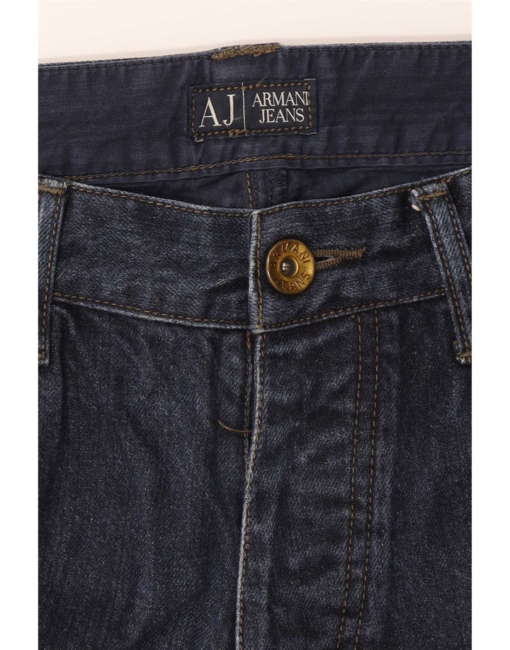 Armani Ανδρικό ίσιο τζιν W32 L33 Μπλε Βαμβακερό