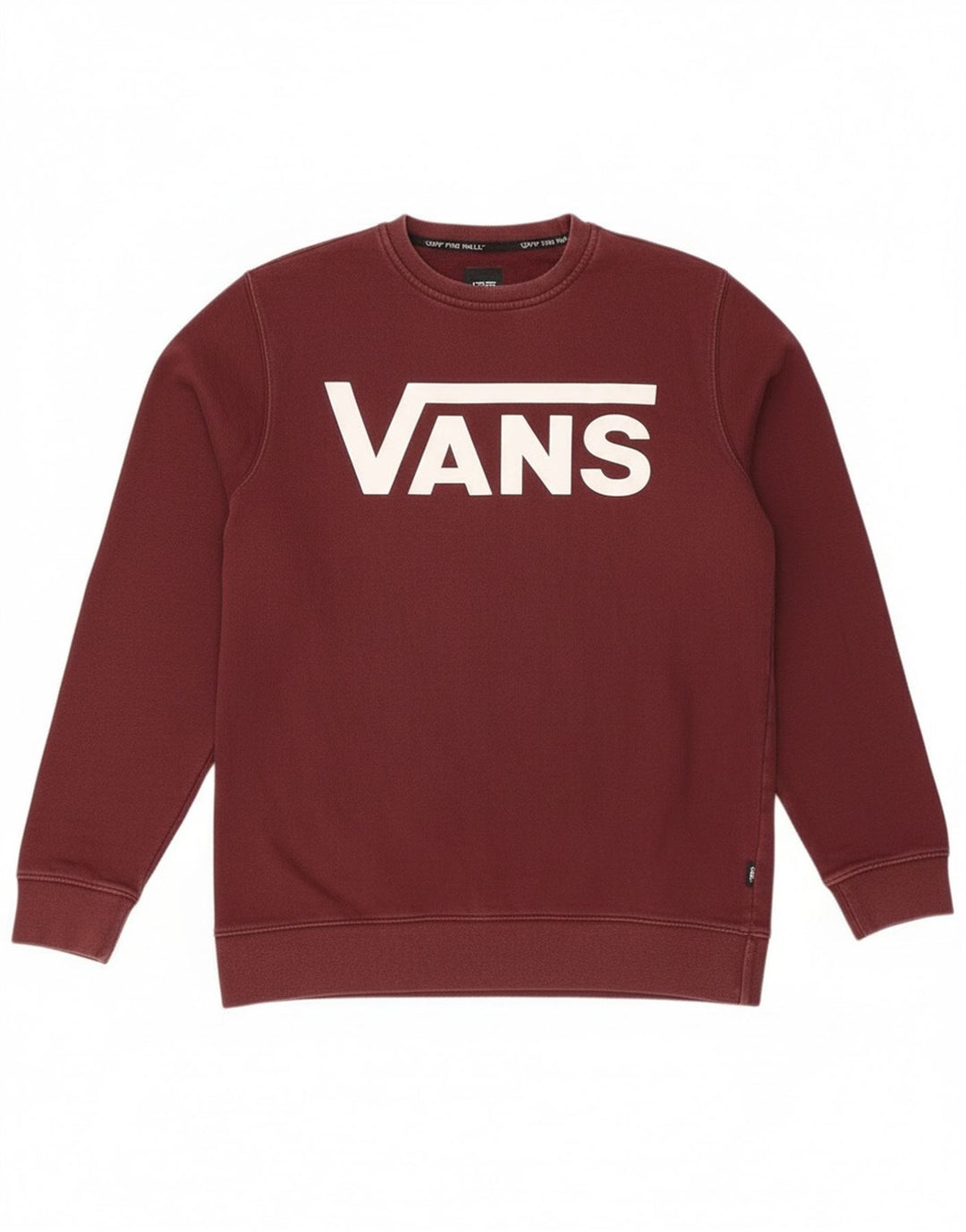 Ανδρικό γραφικό φούτερ Vans Jumper Μικρό Βουργουνδί Βαμβακερό