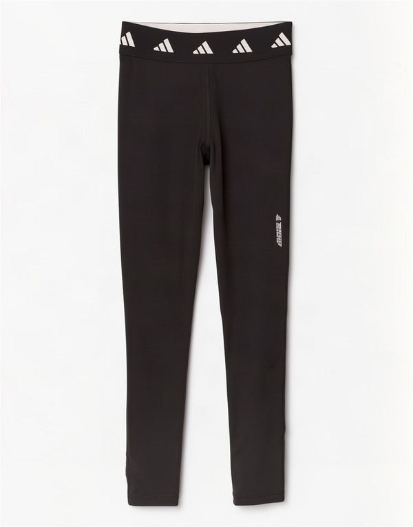 Adidas Γυναικεία Aeroready Graphic κολάν UK 8/10 Small Black