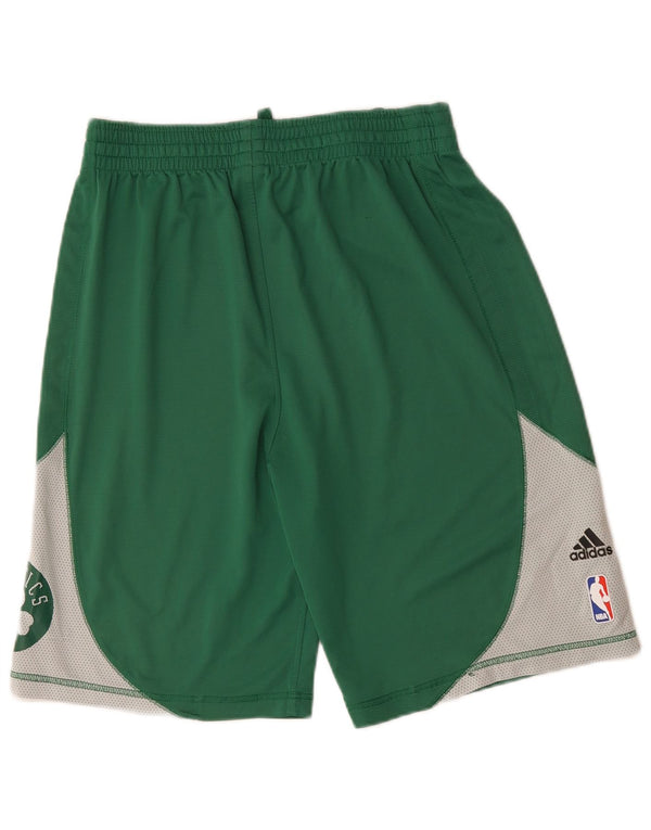 Ανδρικά σορτς Adidas Celtics με μεσαίο πράσινο χρώμα πολυεστέρα