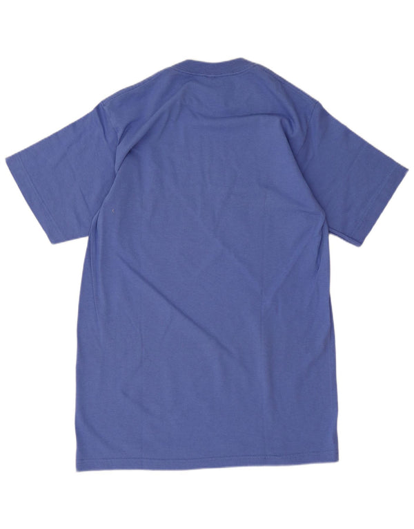 P.S.I. Sportswear Γυναικεία γραφικά T-Shirt Top UK 12 Medium Blue Novelty