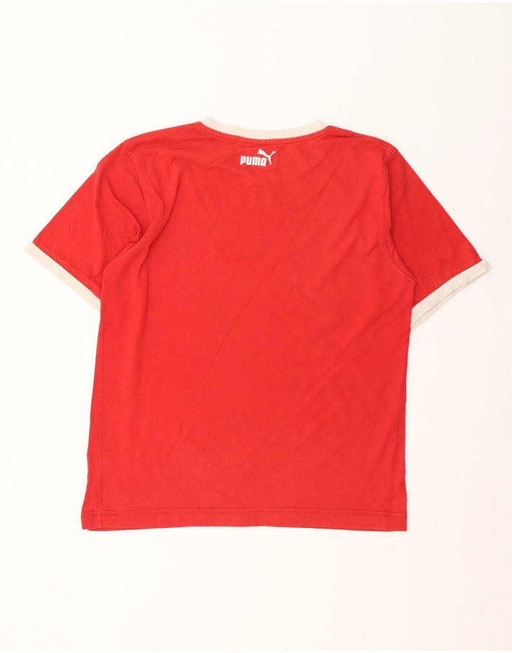 Ανδρικό γραφικό μπλουζάκι Puma Top Medium Red
