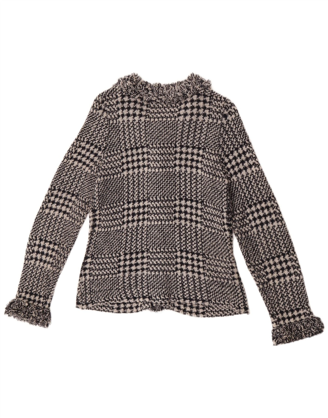 Marks & Spencer Γυναικεία ζακέτα UK 12 Medium Navy Blue Houndstooth