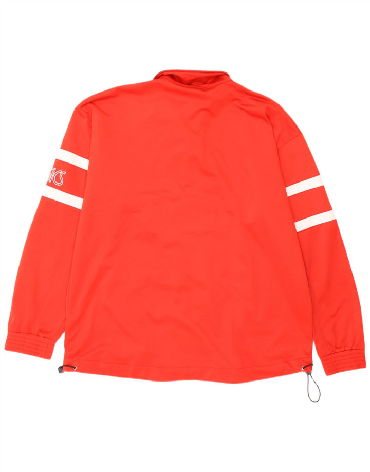 Ανδρική αθλητική φόρμα γραφικών Asics Top Jacket XL Red Polyester