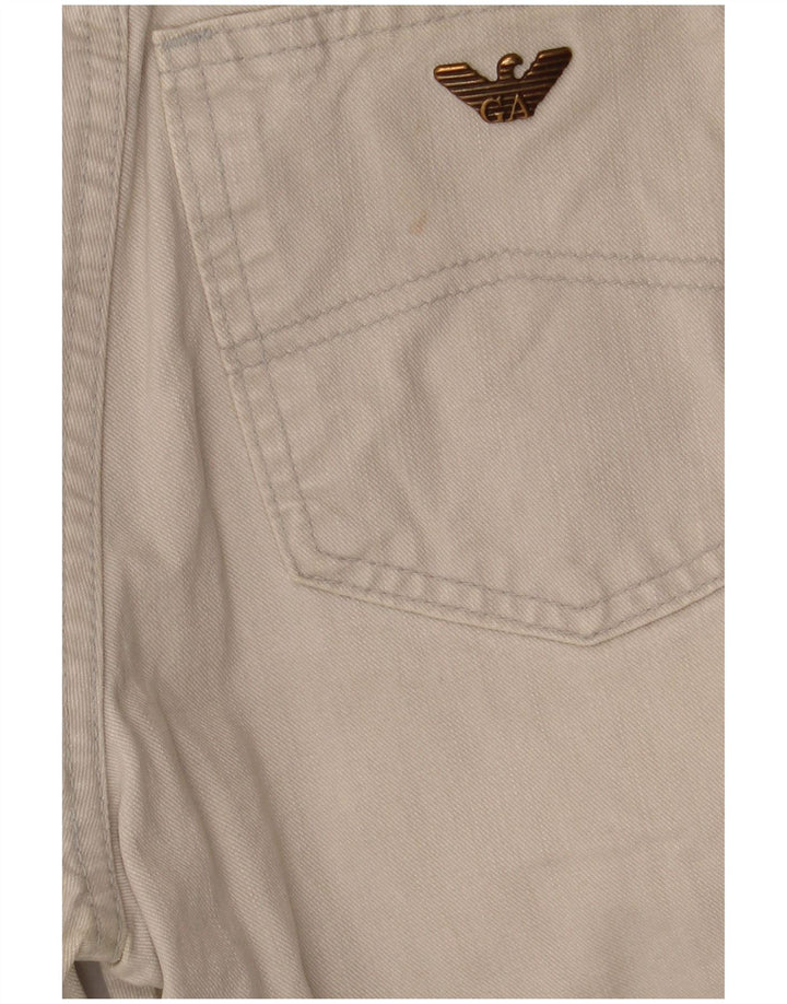 Armani Γυναικείο Tapered Jeans W27 L26 Γκρι βαμβακερό