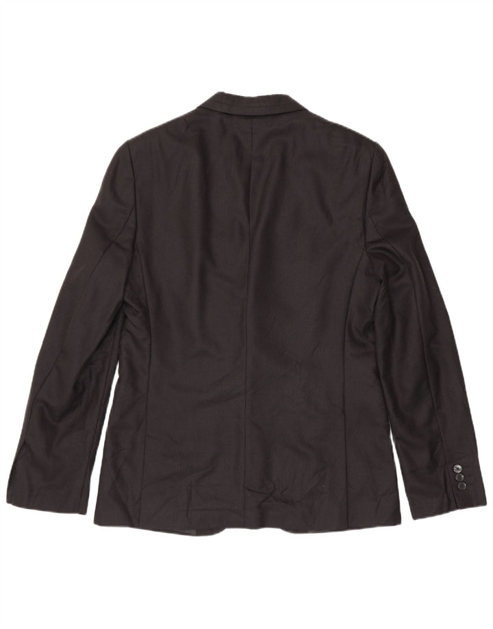 Zara Ανδρικό σακάκι μπλέιζερ με 2 κουμπιά EU 50 Medium Black Pinstripe
