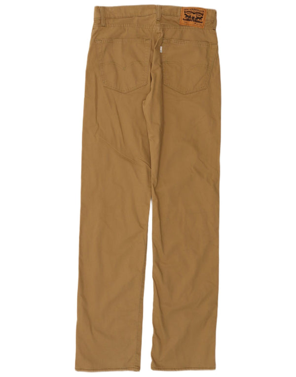 Levi's Mens 751 Straight Casual Παντελόνι W31 L34 Μπεζ βαμβακερό