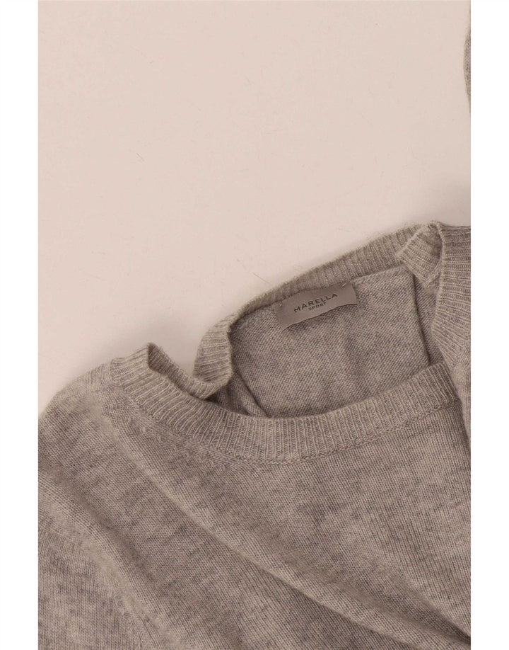 Γυναικείο πουλόβερ Marella Boat Neck Jumper UK 16 Large Grey