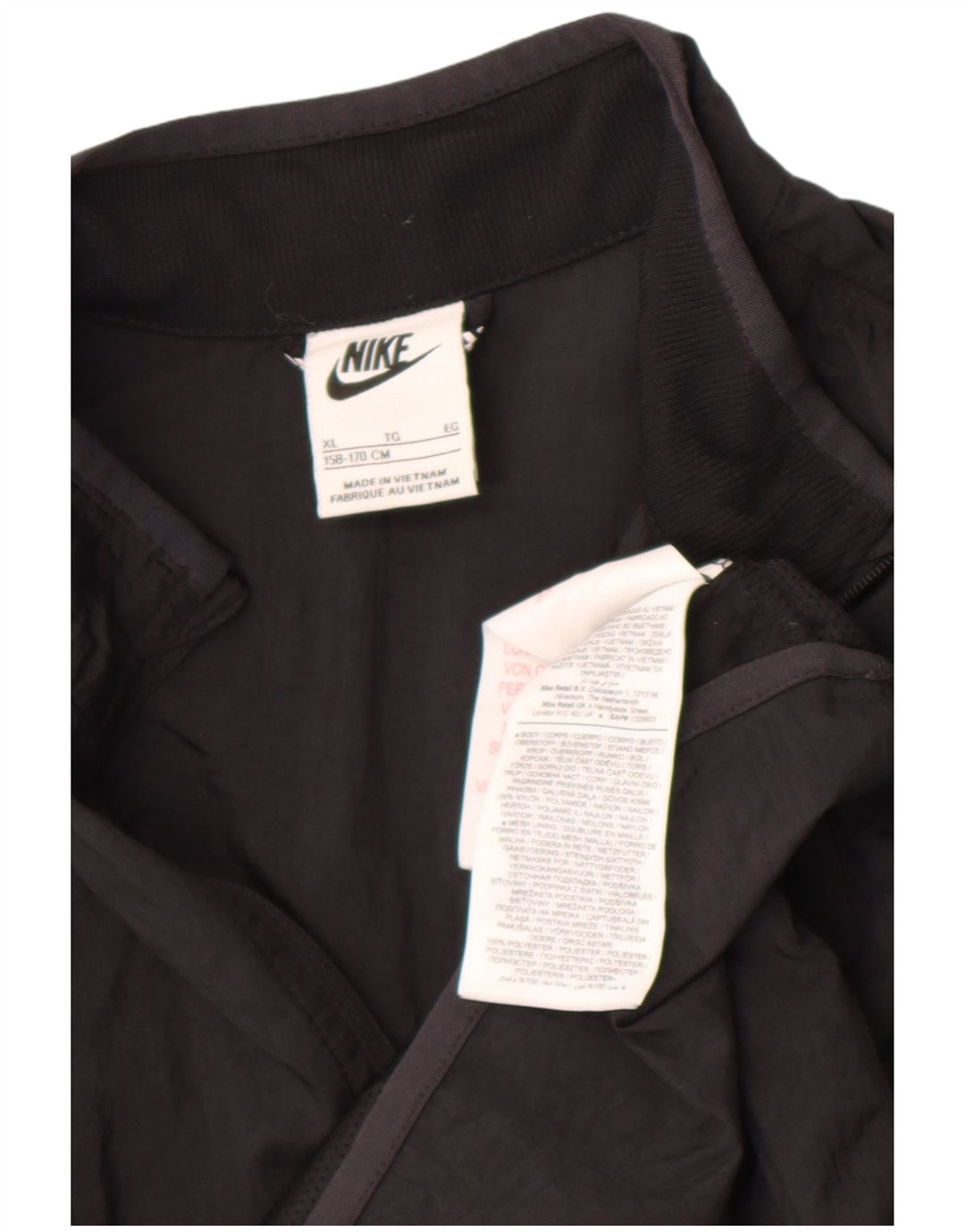 Μπουφάν Nike Boys Graphic Pullover αθλητική φόρμα 13-14 ετών XL μαύρο νάιλον