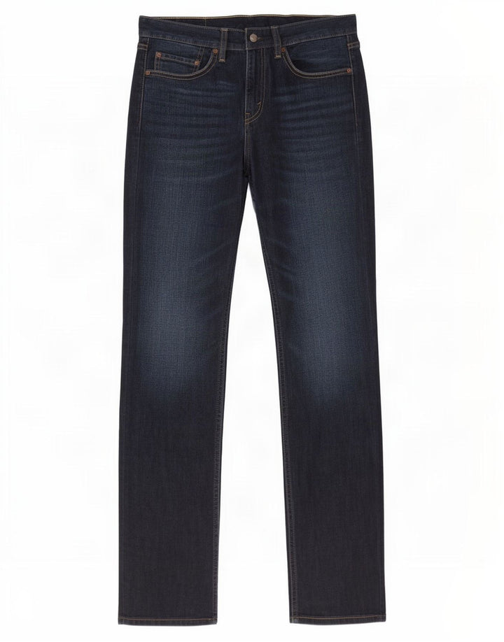 Levi's Mens 511 Slim Jeans W32 L34 Navy Blue Cotton