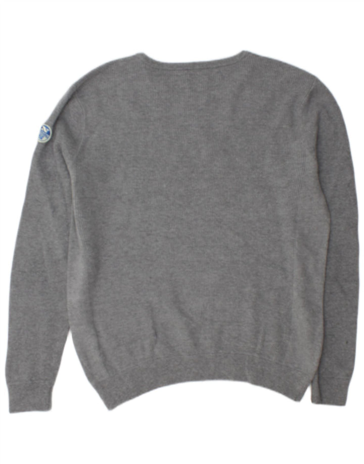 Ανδρικό πουλόβερ North Sails Crew Neck Jumper XL Γκρι βαμβακερό