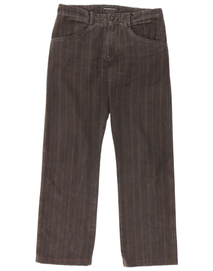 Ανδρικό ίσιο casual παντελόνι Marlboro Classics W32 L30 Γκρι Ψαροκόκκαλο