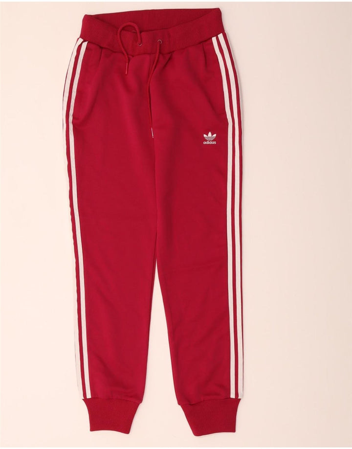 Γυναικεία αθλητική φόρμα Adidas Παντελόνι Joggers IT 42 Small Red Polyester