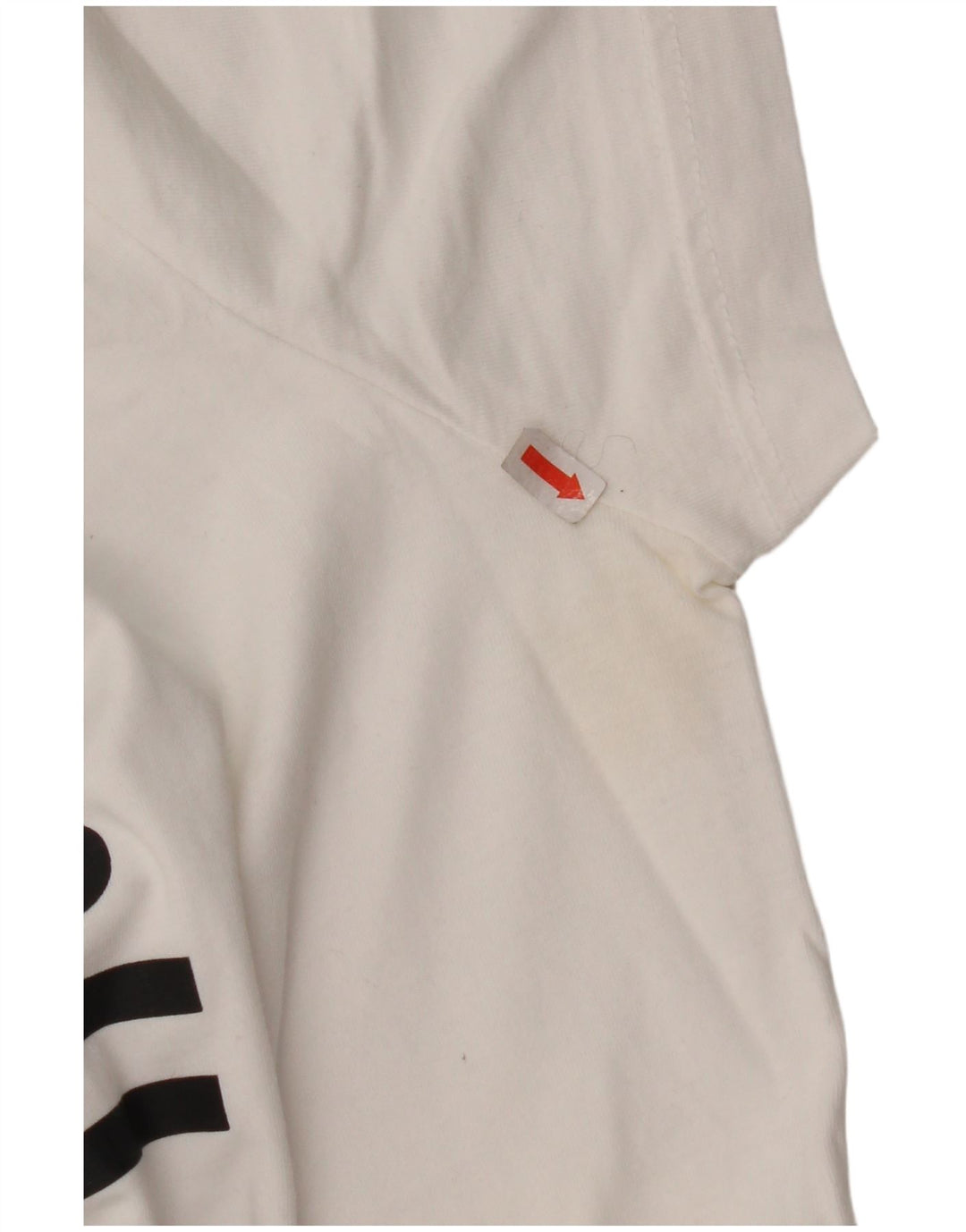 Γυναικείο γραφικό μπλουζάκι ADIDAS Top UK 16/18 μεγάλο λευκό βαμβακερό