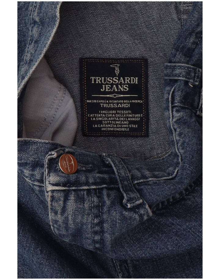 Trussardi Γυναικεία Τζιν Φούστα W26 Μικρή Μπλε