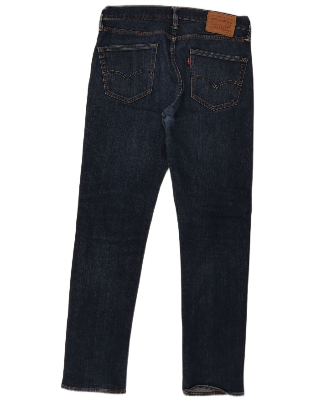 Levi's Mens 511 Slim Jeans W32 L32 Navy Blue Cotton