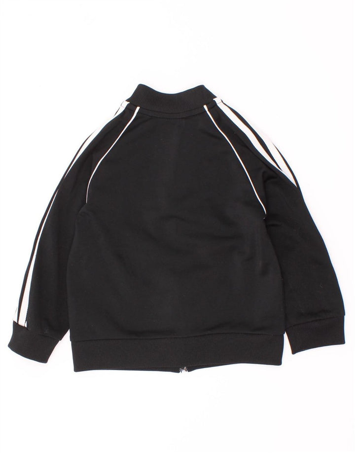 Μπουφάν Adidas Baby Boys αθλητική φόρμα 9-12 μηνών Μαύρο πολυεστέρα