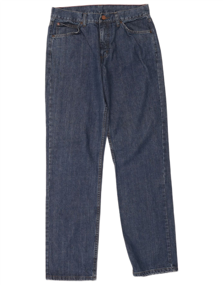 Ανδρικό τζιν Wrangler ίσιο W34 L33 Μπλε βαμβακερό