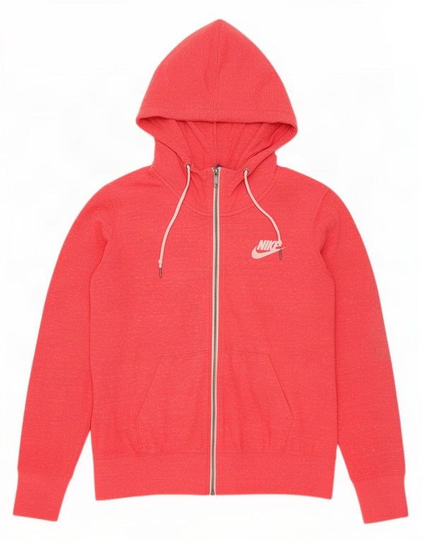 Γυναικείο πουλόβερ Nike με φερμουάρ UK 18 XL, βαμβακερό ροζ