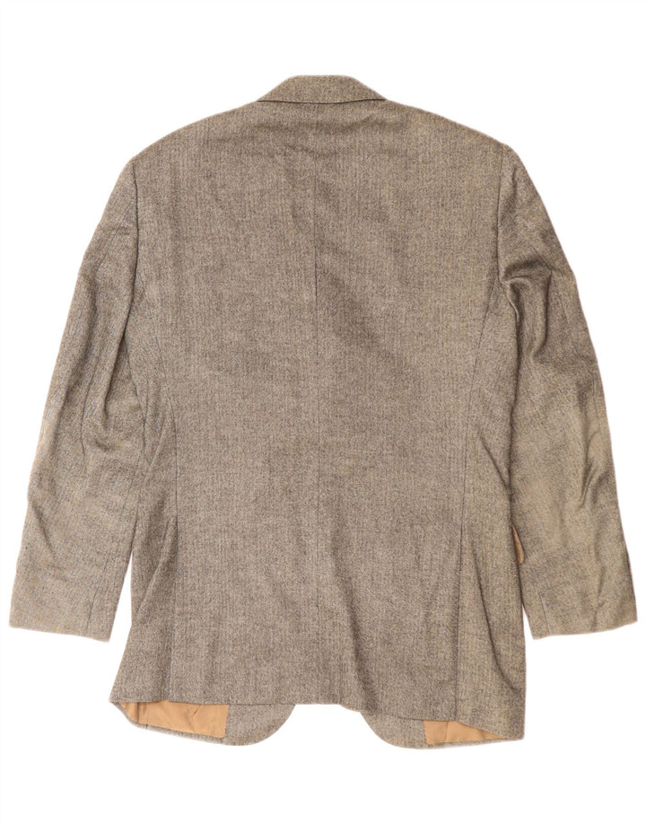 Hugo Boss Ανδρικό σακάκι μπλέιζερ με 3 κουμπιά EU 46 Small Green Thingbone Silk