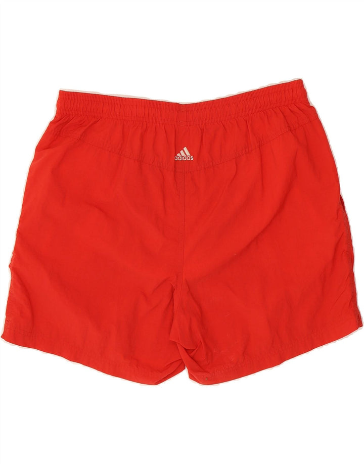 ADIDAS Mens Sport Shorts Large Red Polyester Vintage Adidas and Second-Hand Adidas from Messina Hembry 