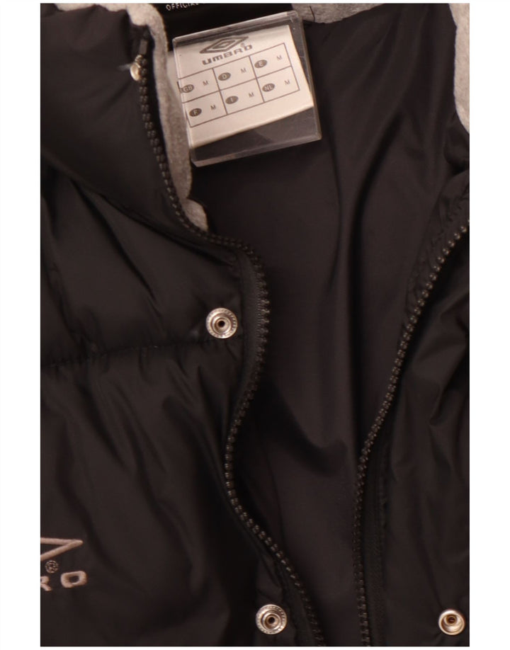 Ανδρικό μπουφάν με επένδυση Umbro UK 38 Medium Black Nylon