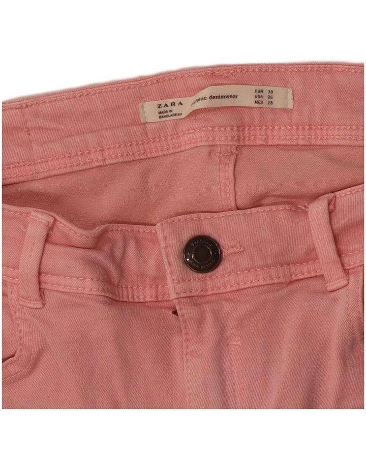 ZARA Γυναικείο Skinny Jeans EU 38 Small W28 L31 Pink
